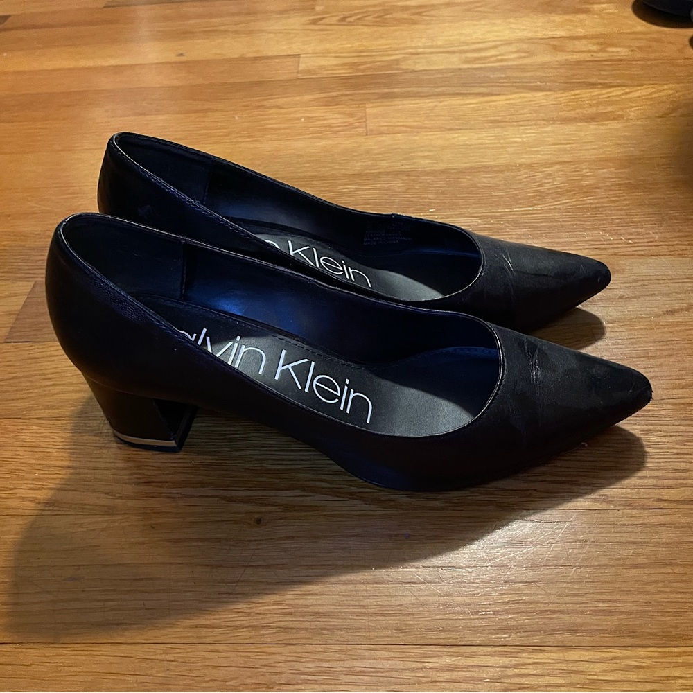 Calvin Klein black heels